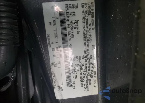 2016 Ford Focus Se из США, поврежденный, VIN 1FADP3F25GL314331